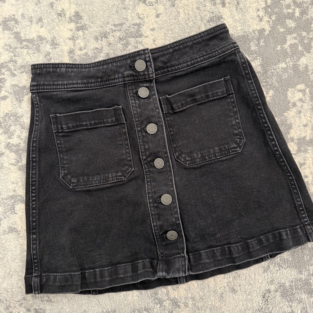 Madewell Stretch Denim A-Line Skirt